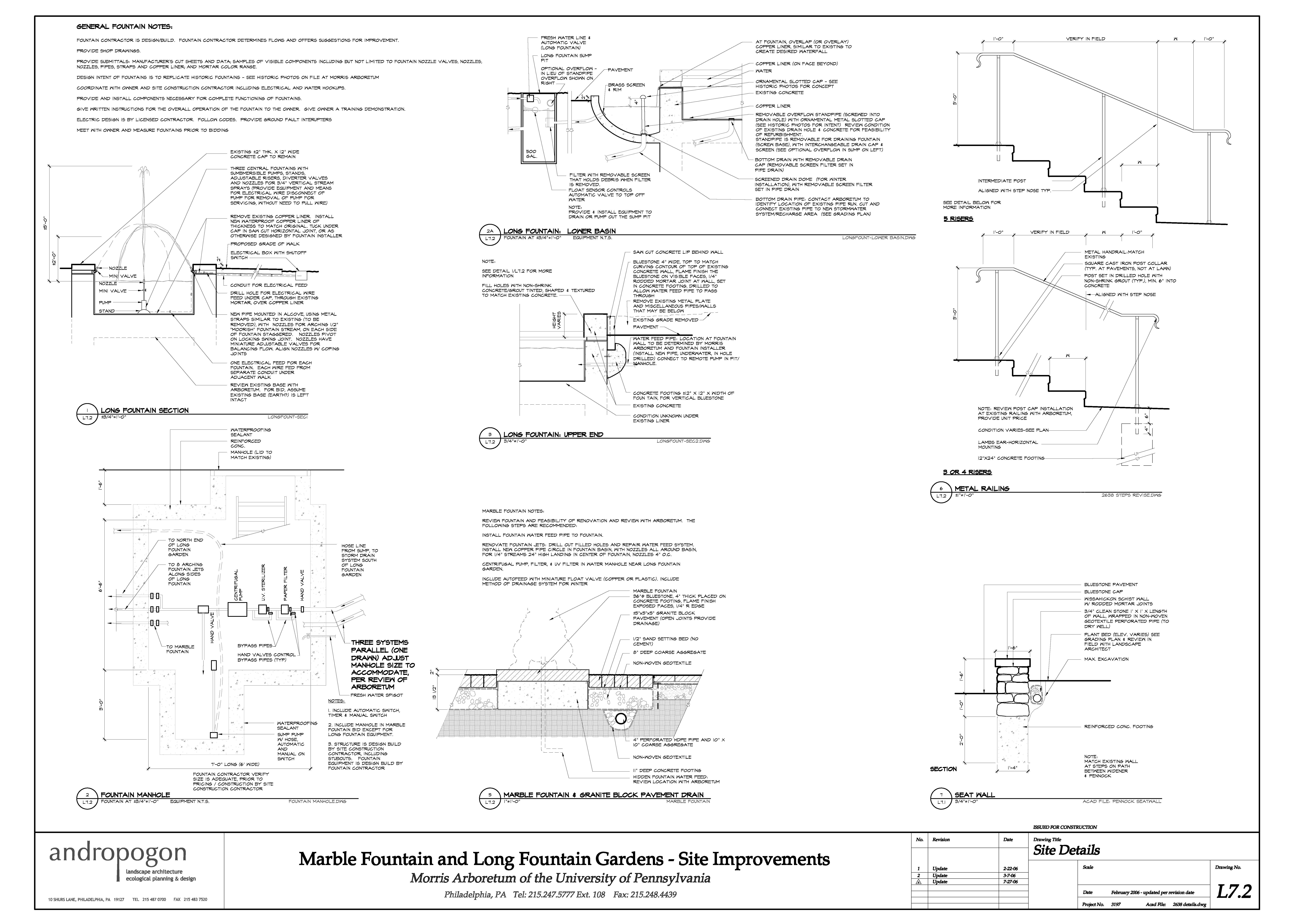 Pennock, Long Fountain & Maloney Gardens John Nystedt, RLA, LEED AP