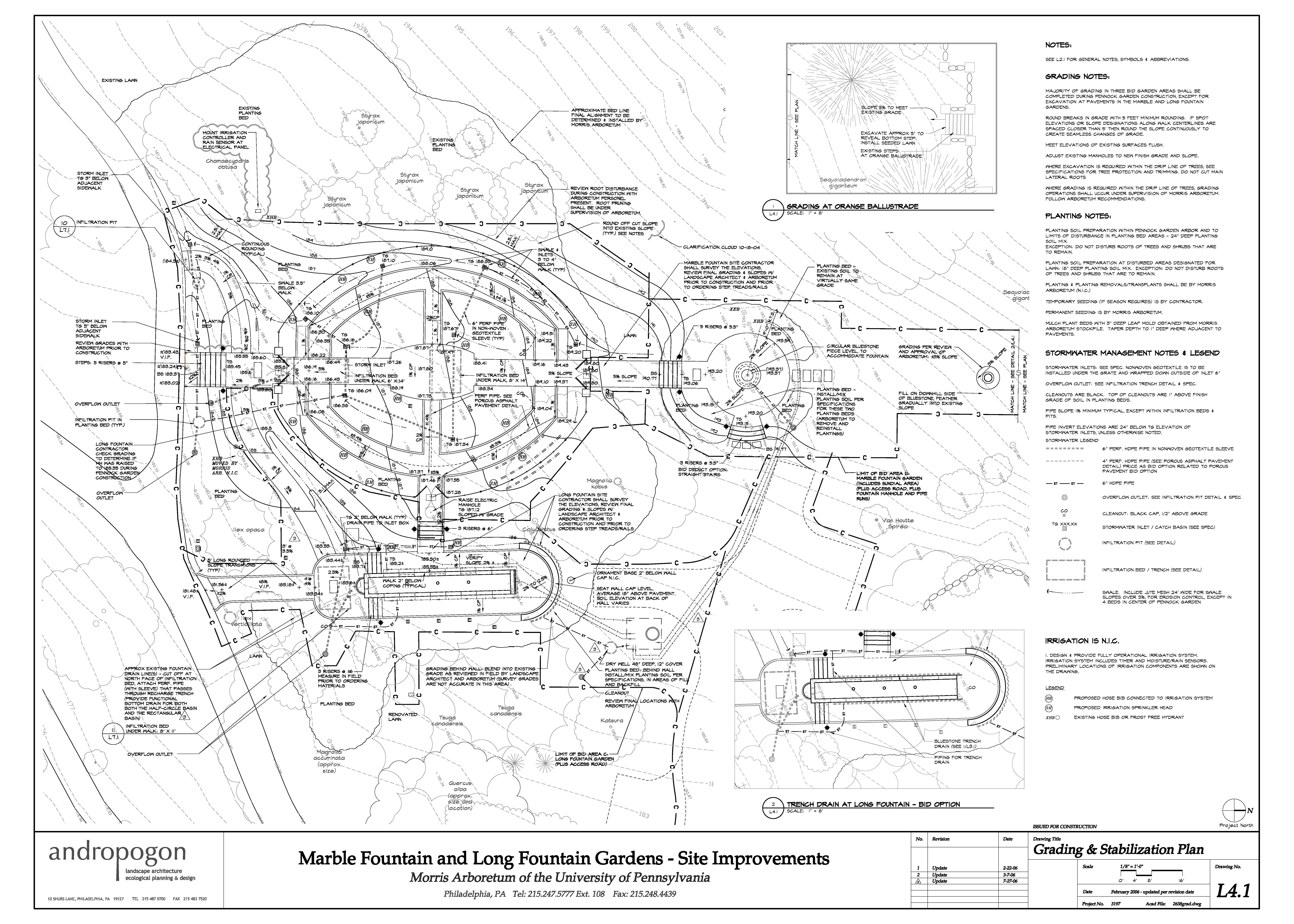 Pennock, Long Fountain & Maloney Gardens John Nystedt, RLA, LEED AP