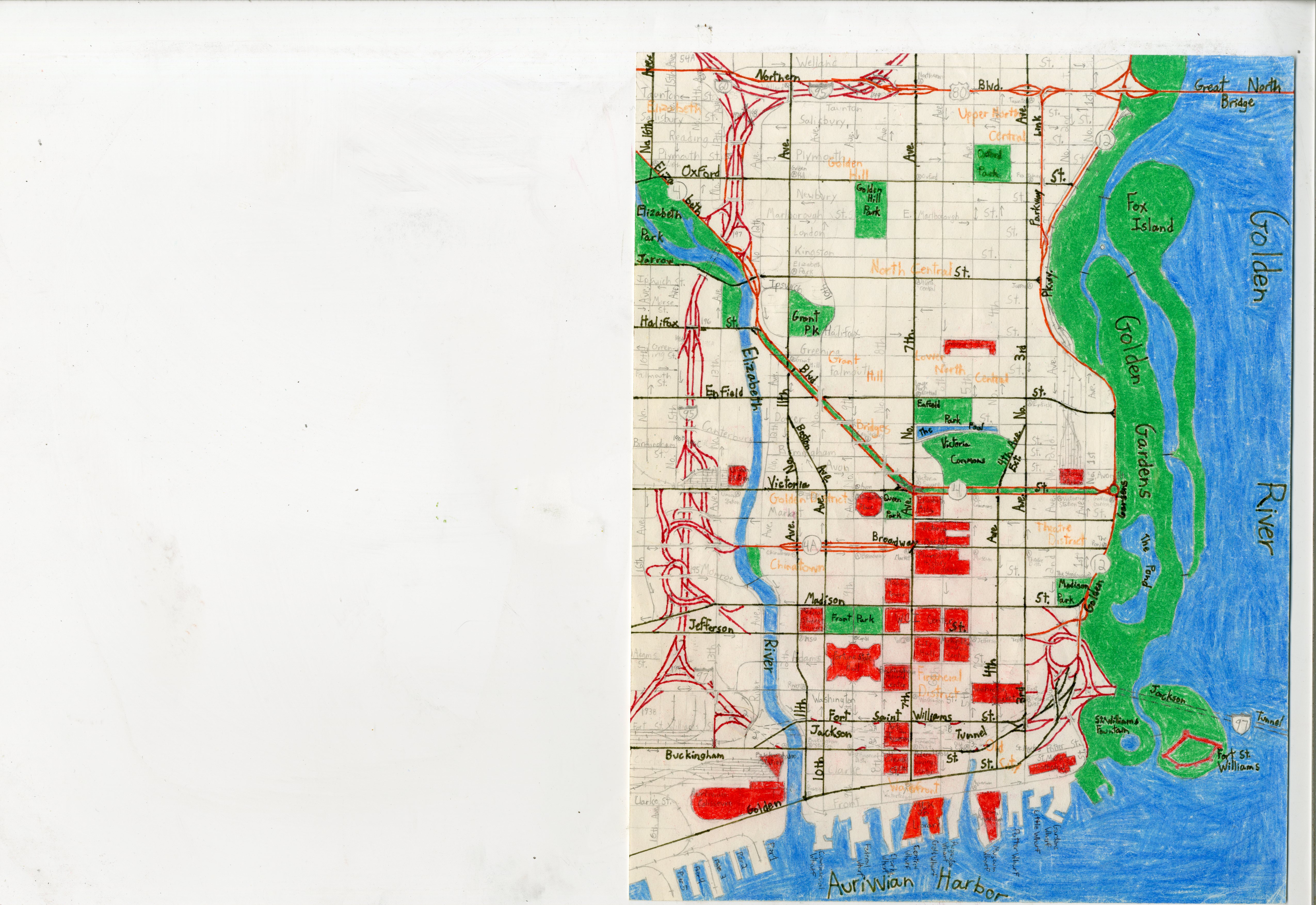 1993-1998. Fantasy City Maps - Jacob Shell: Visual Work + Short Essays