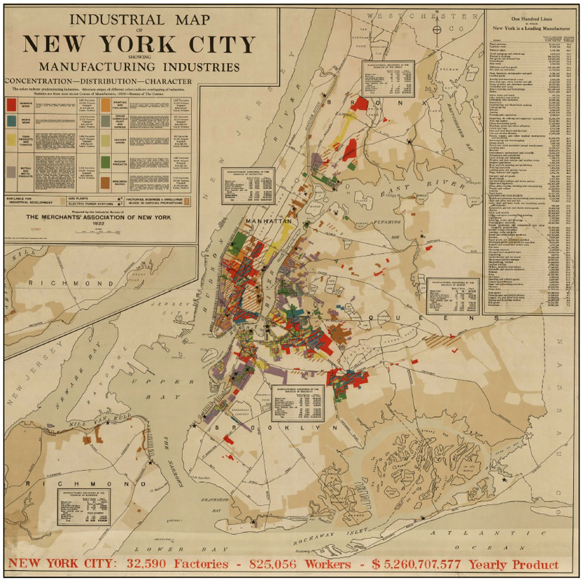 Map Collection: Industrial/Red New York - Jacob Shell: Visual Work ...