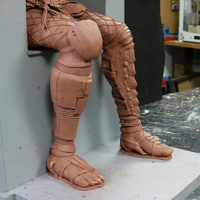 Clay Sculpture - Andrew Hamilton