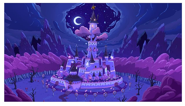 Adventure Time Distant Lands - BG Paint - Carolyn (Caro) Ramirez Portfolio