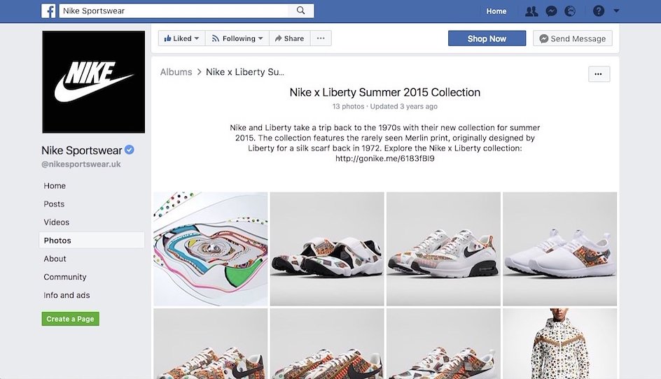 Sanción Heredero vender Nike Sportswear Facebook - Denis Yong