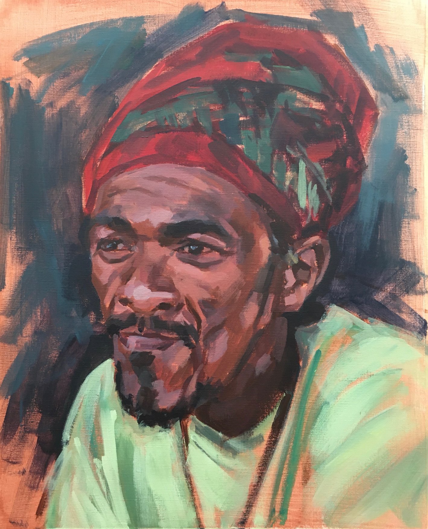 News and events #acrylicportraitpainting - Mark Fennell RBSA