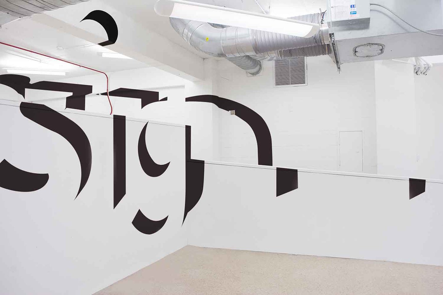 Environmental Typography Example Environmental Typography - Chris Foss