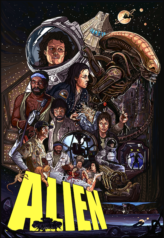 Alien 40 Years 40 Artists Clinart Studios