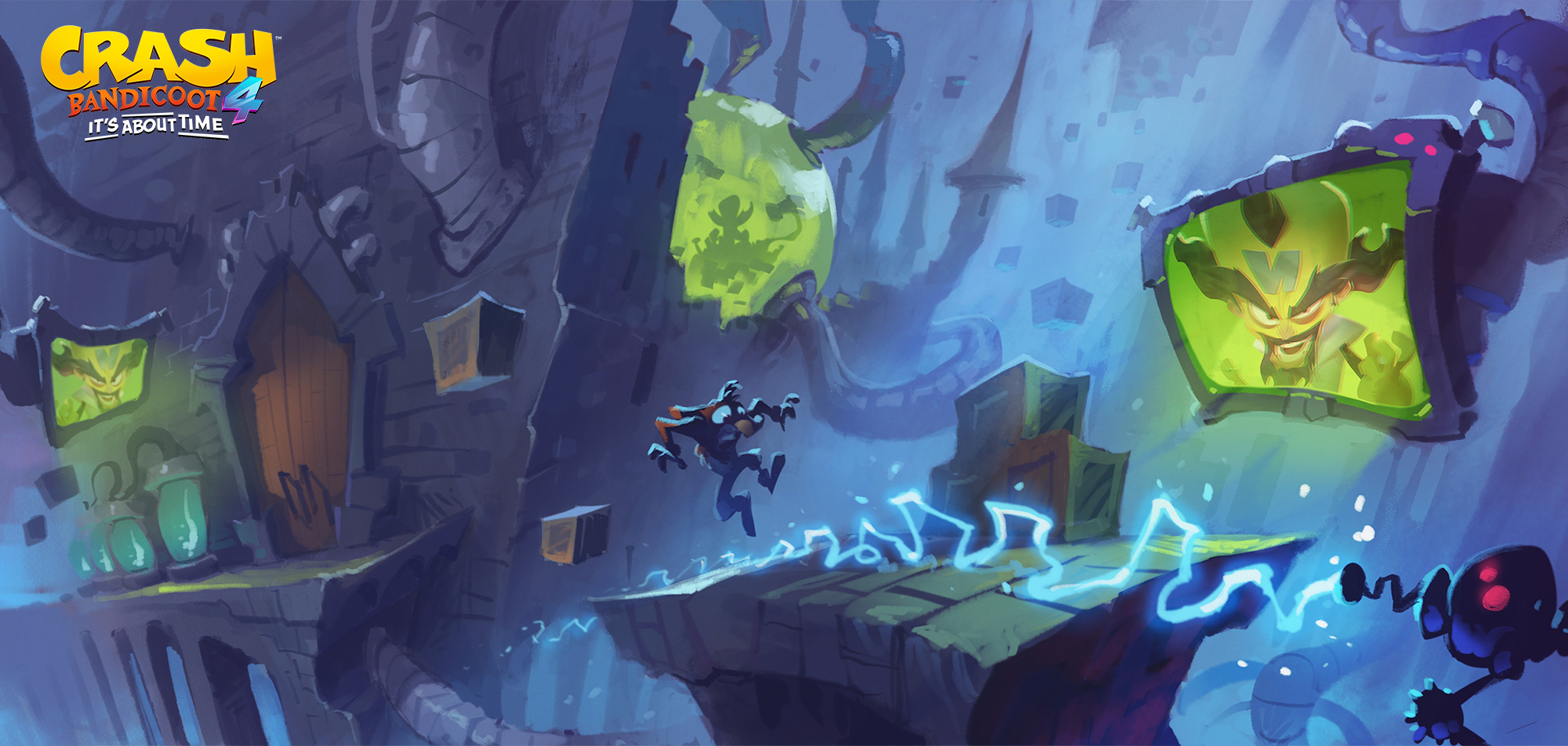 Crash Bandicoot 4 Environments John Loren Illustration