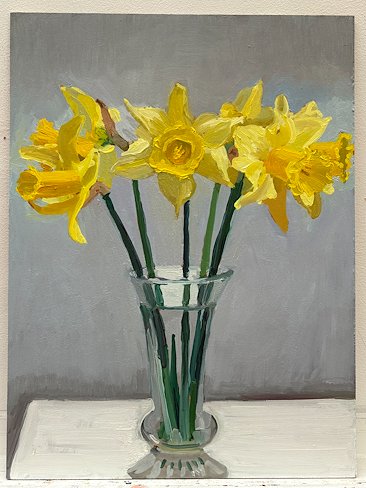 Daffodils painting