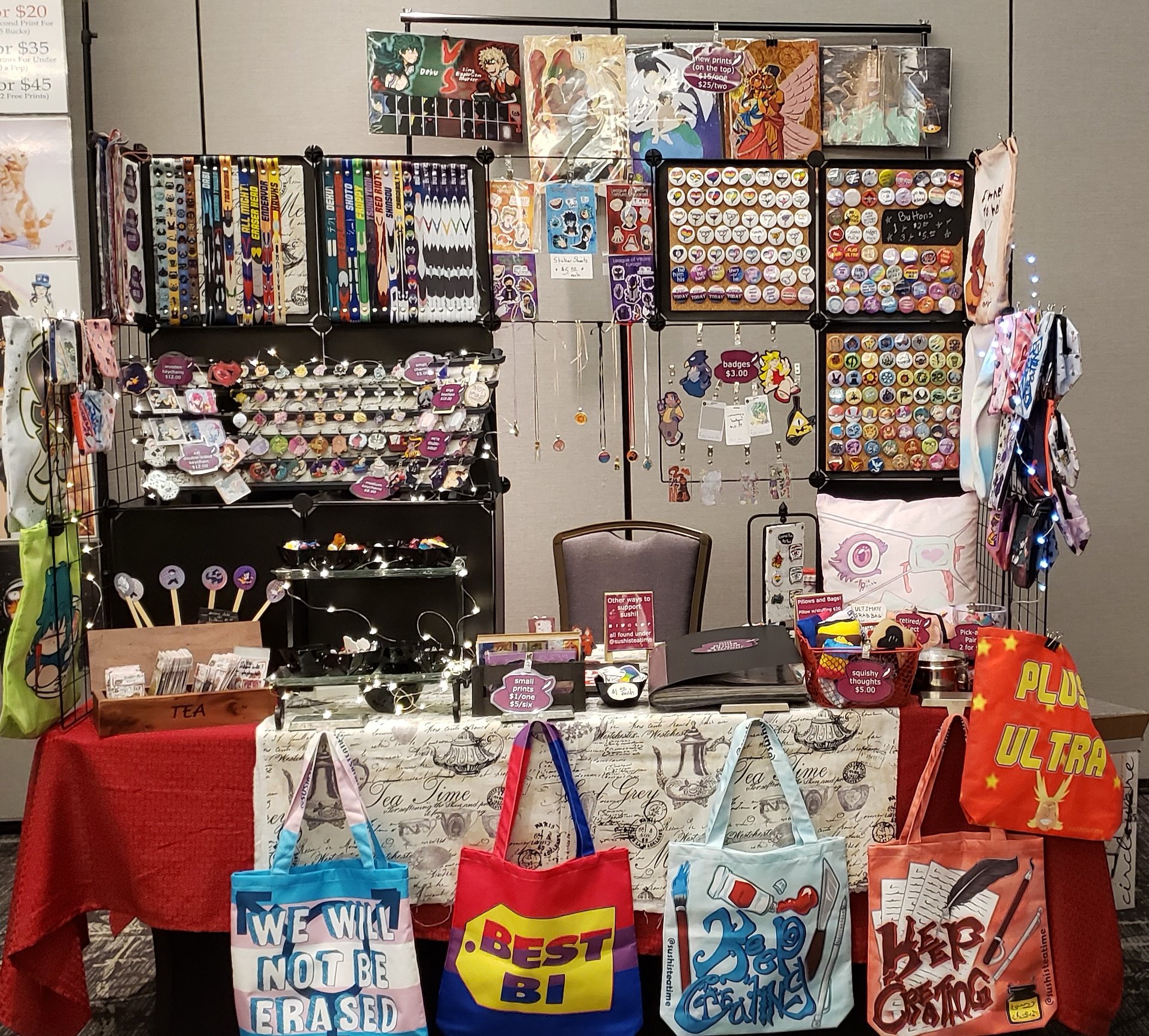 Artist Alley Display✨ | Holiday Cosplay Tampa Bay🎄 - Ko-fi ❤️ Where  creators get support from fans through donations, memberships, shop sales  and more! The original 'Buy Me a Coffee' Page.