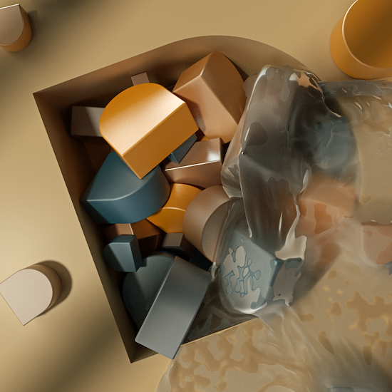 Abstract Renders - WARREN RUDD / MOTION DESIGNER