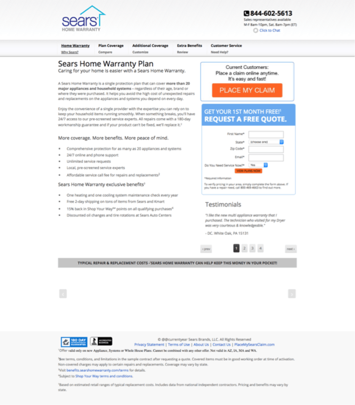 Sears Home Warranty Christopher Dollar