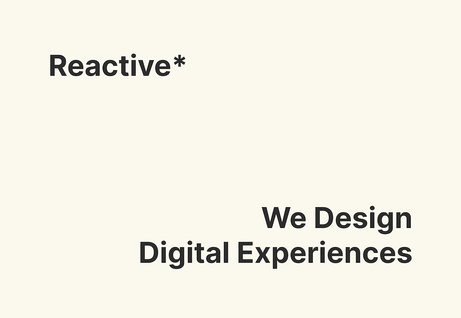 Reactive UX/UI Design Studio in Tallinn