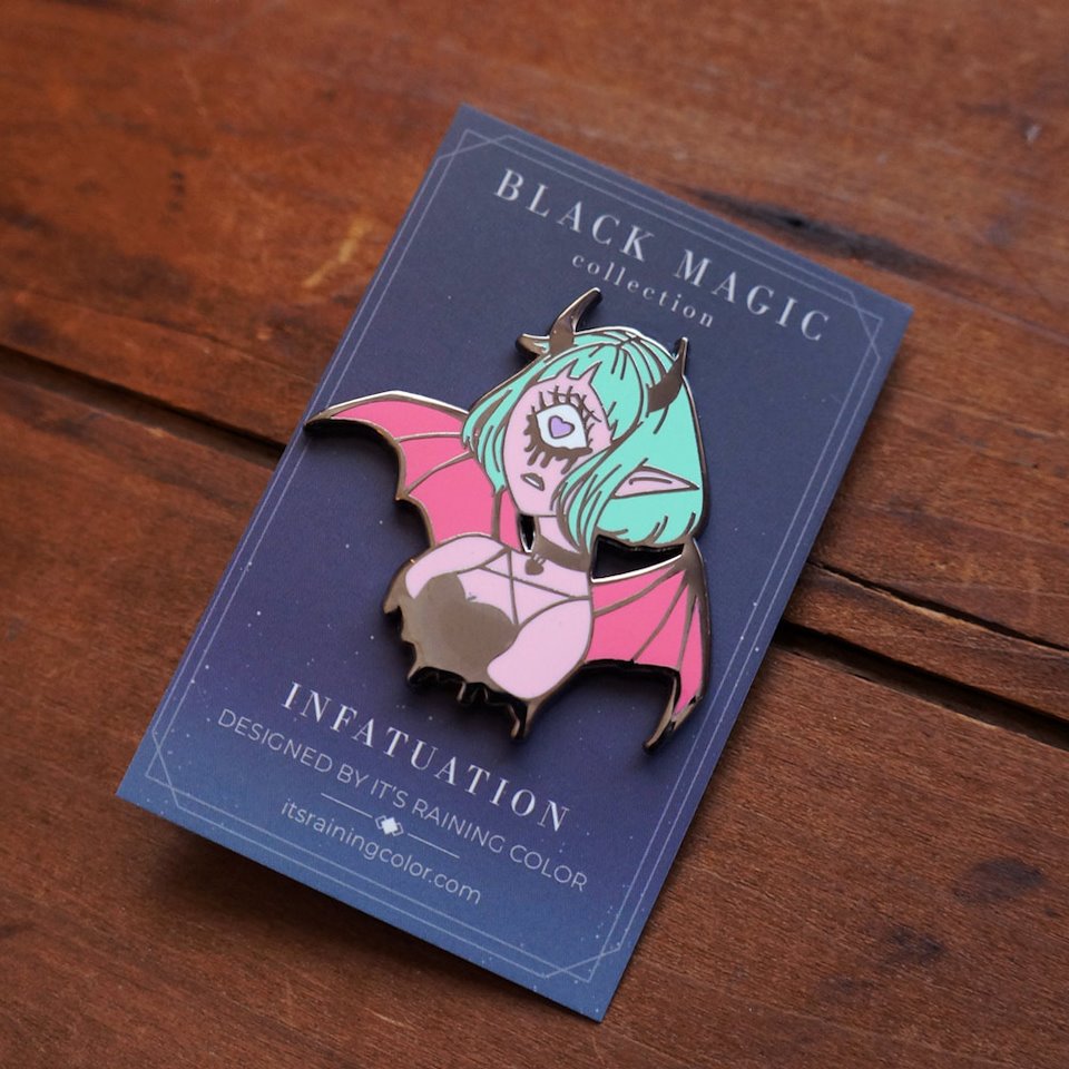 Enamel Pins - IT'S RAINING COLOR