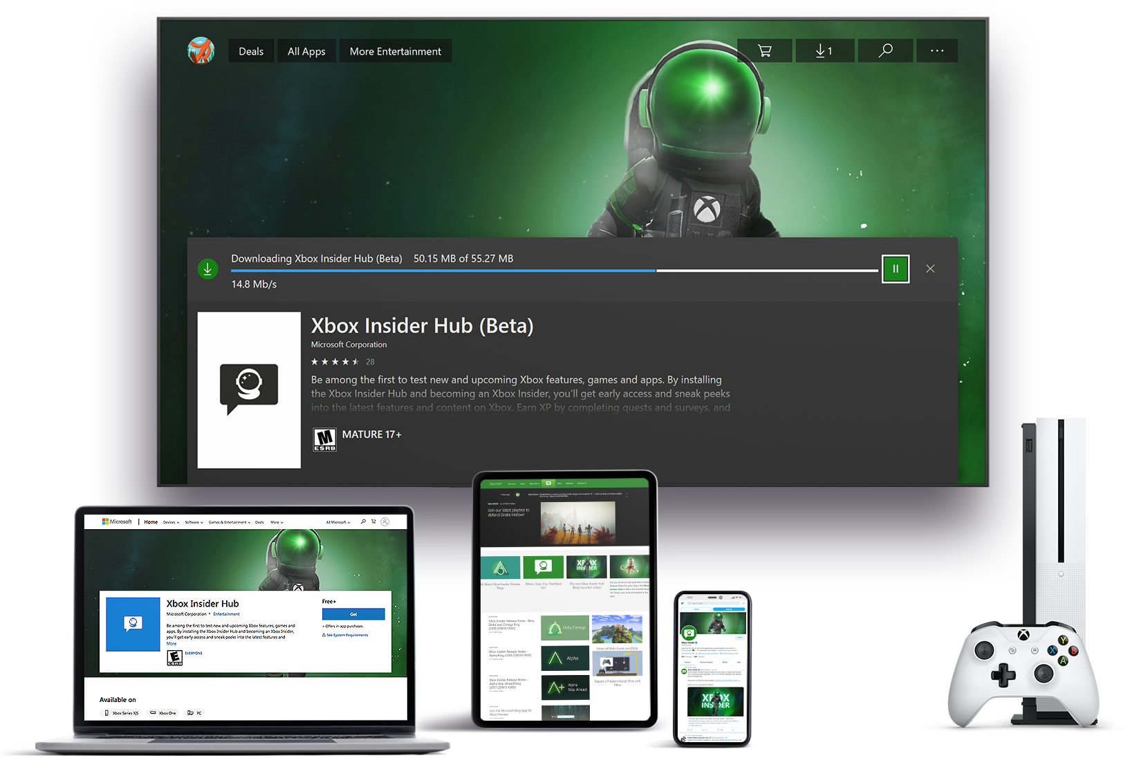 Xbox Insider Program Design Portfolio of James Aparis