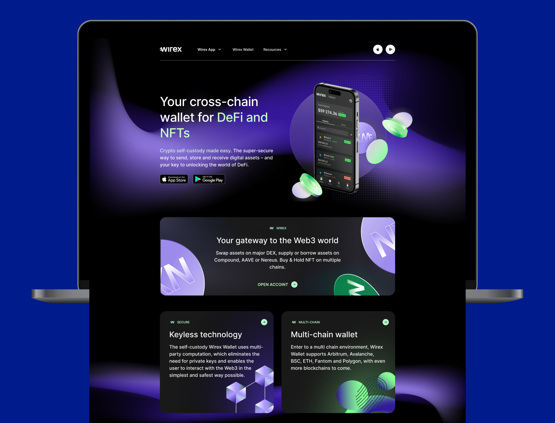 Wirex Redesign - Vitaly Dulenko