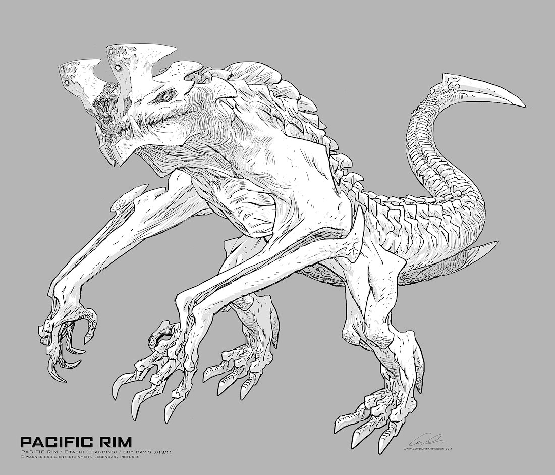 Pacific Rim Kaiju Concept Art