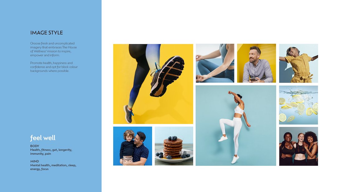 House of Wellness brand system — 22