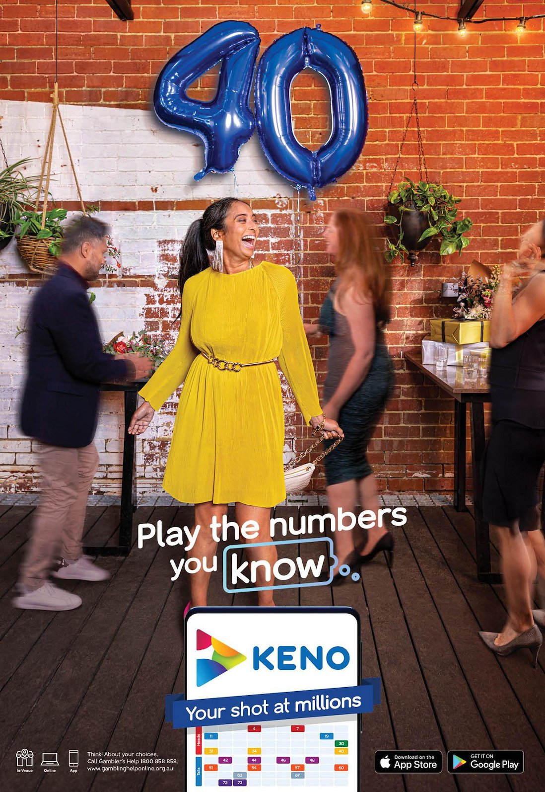 Play The Numbers You Know — Keno — 5