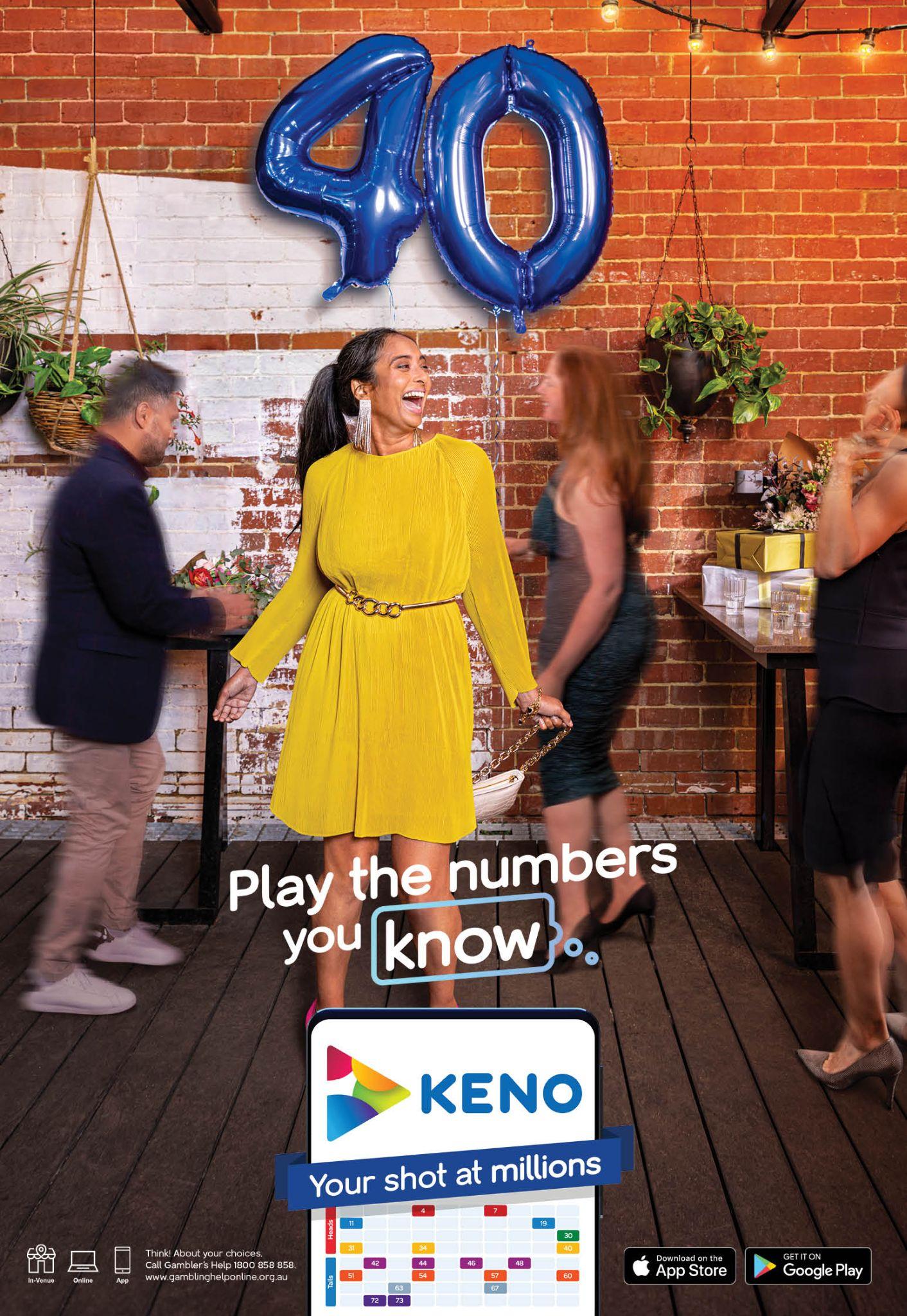 Play The Numbers You Know — Keno — 5