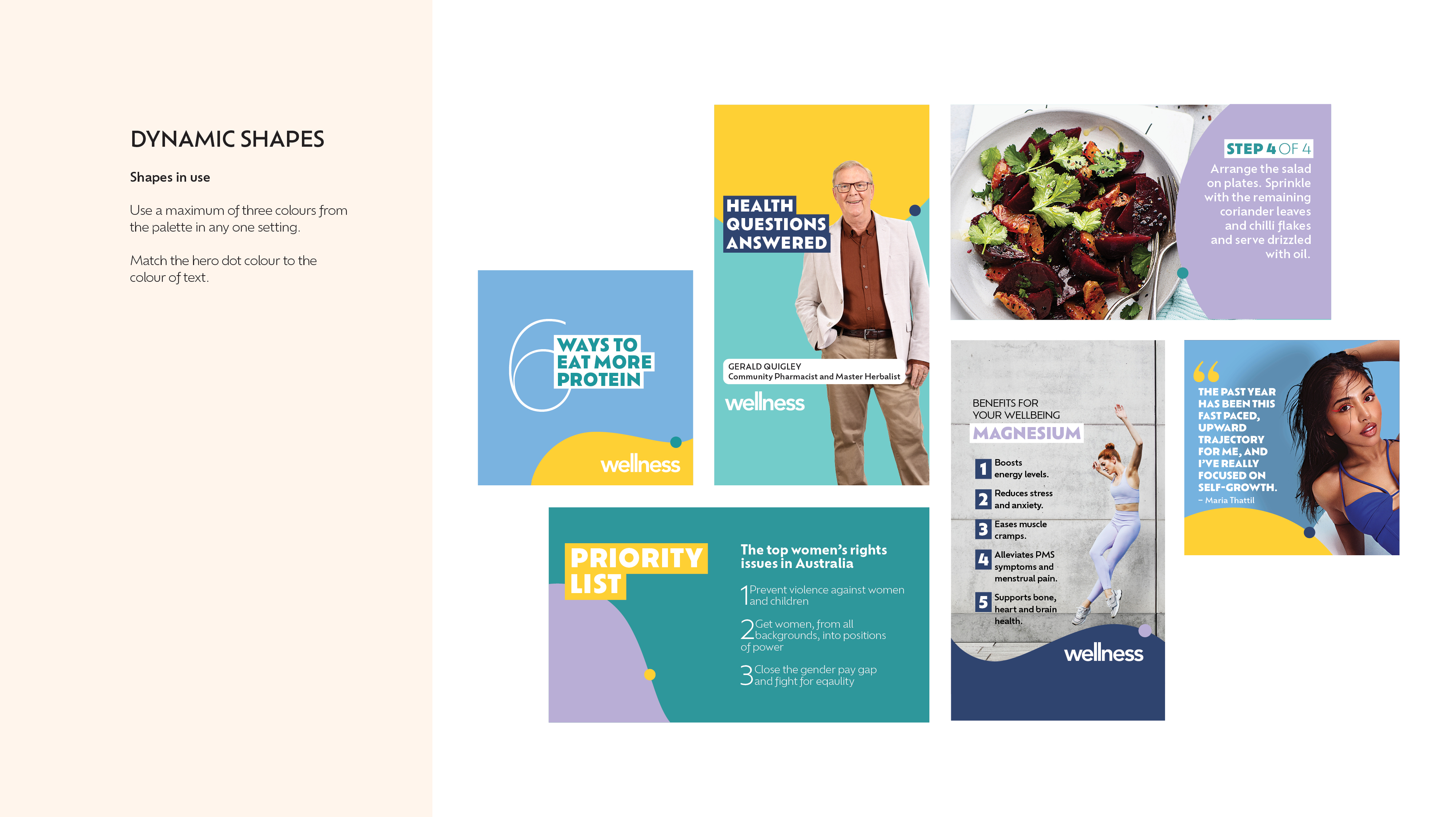 House of Wellness brand system — 18
