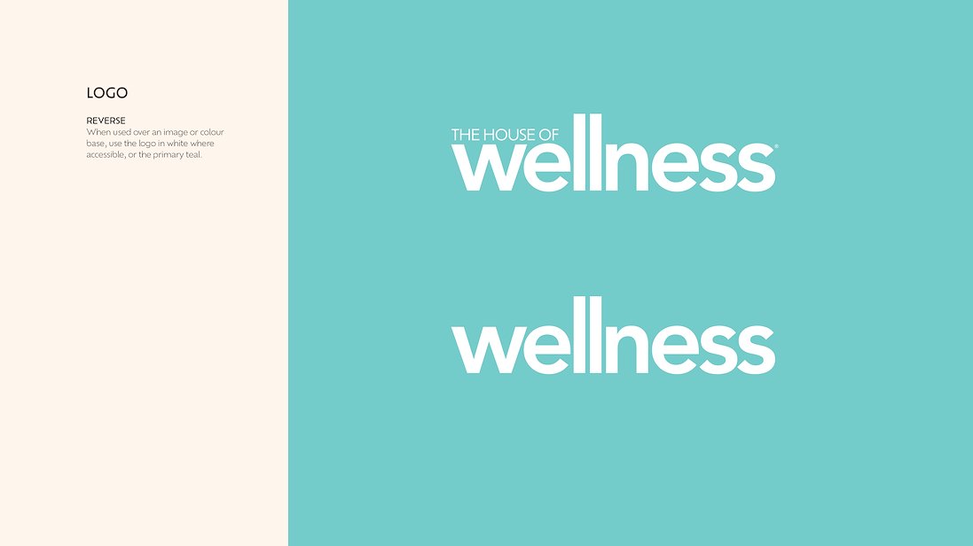 House of Wellness brand system — 7
