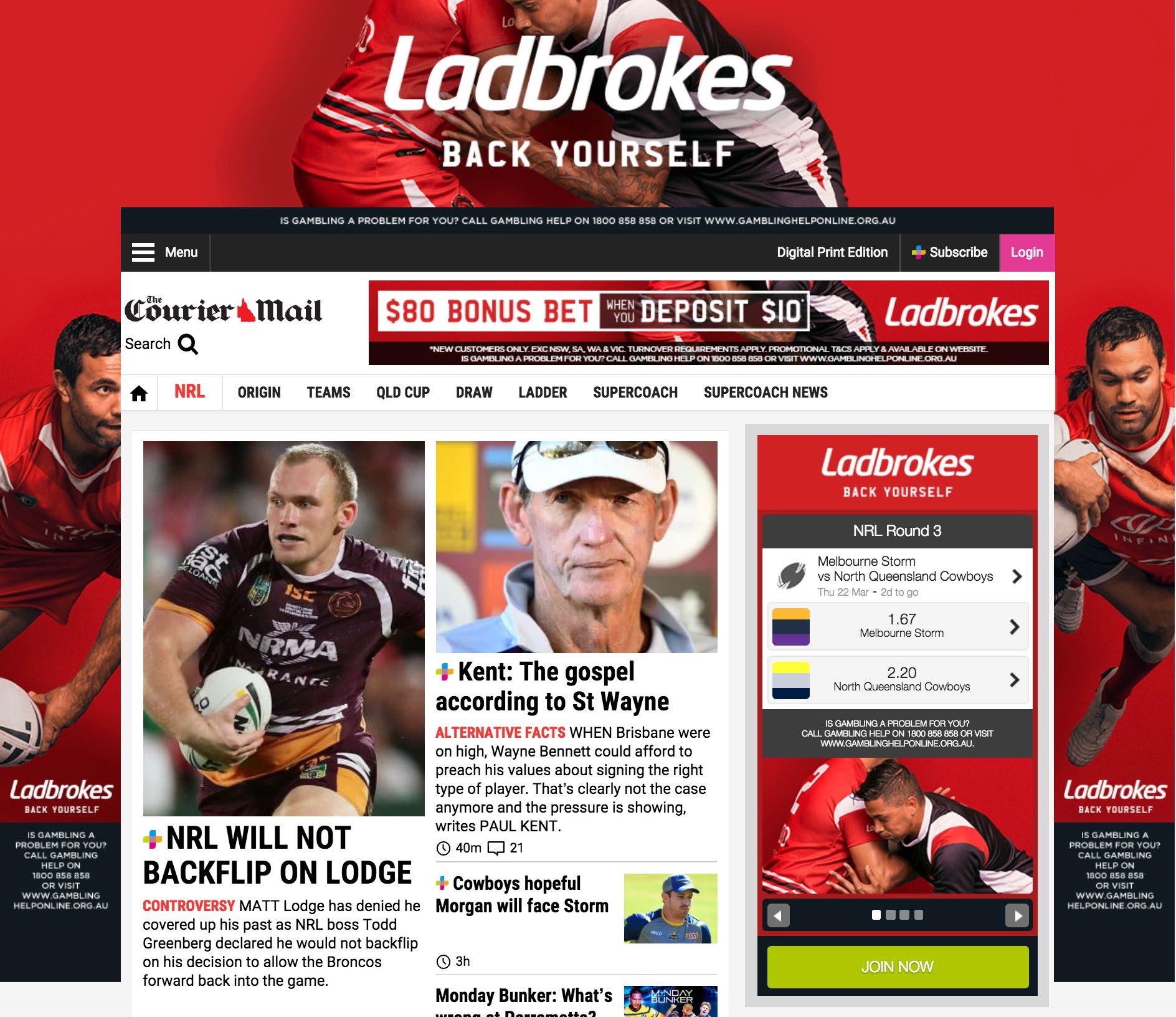 Ladbrokes Digital Display — Ladbrokes Australia — 2
