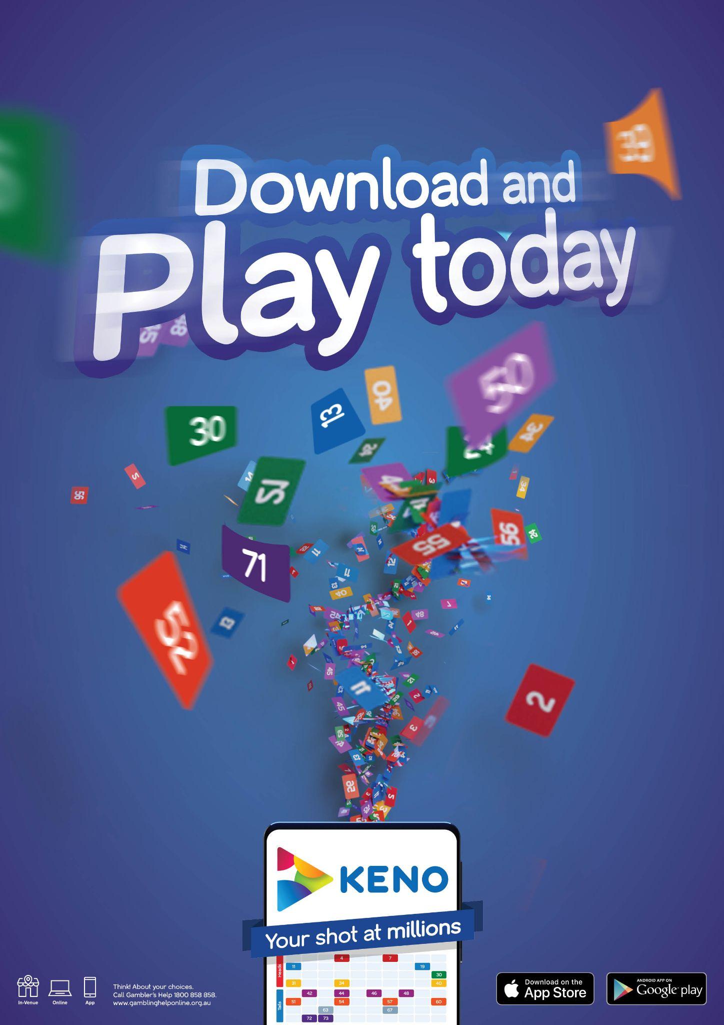 Play The Numbers You Know — Keno — 4