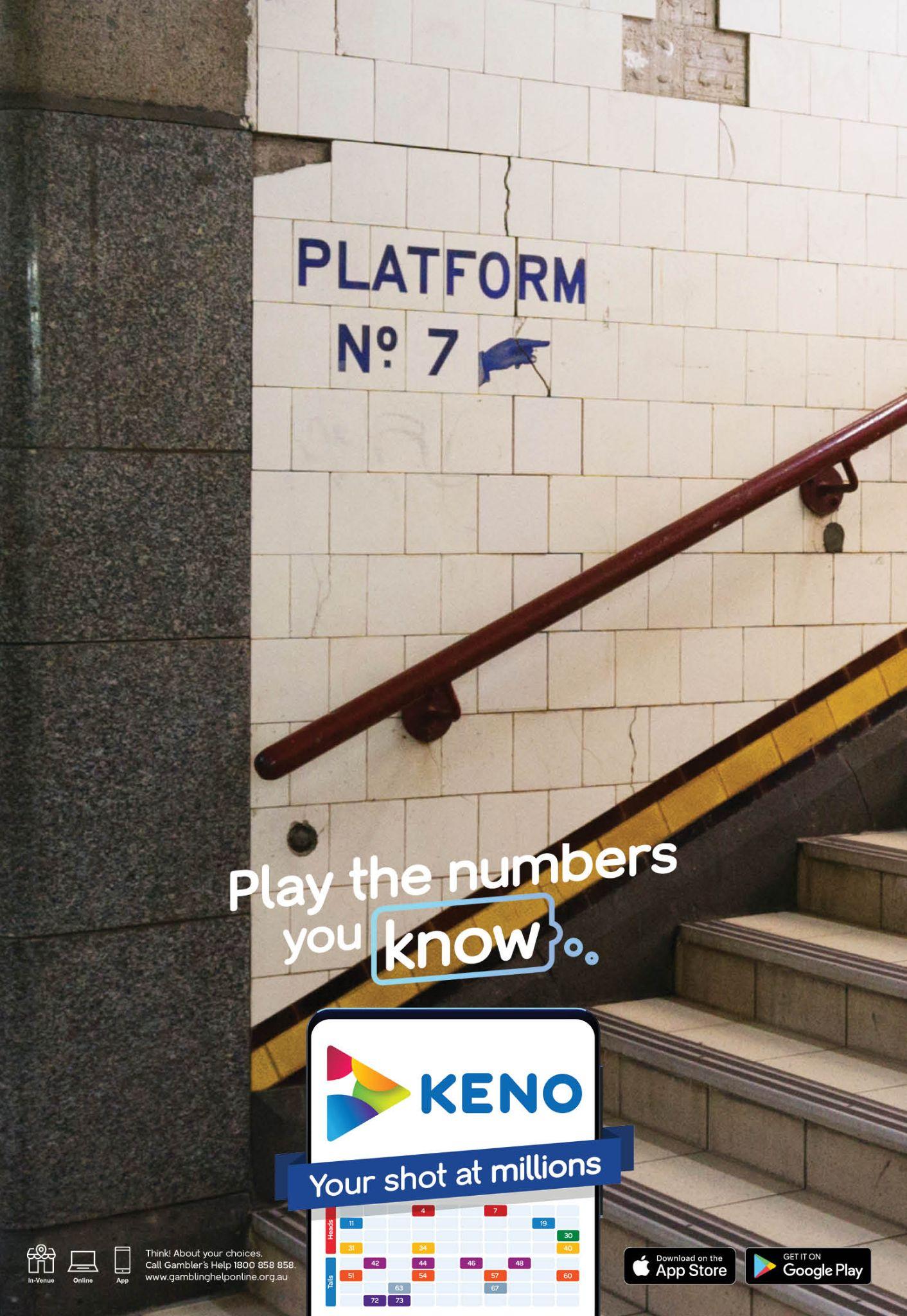 Play The Numbers You Know — Keno — 3