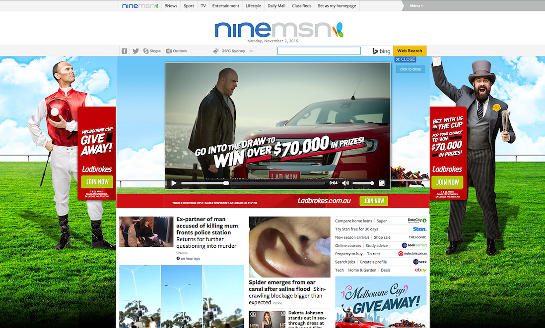 Ladbrokes Digital Display — Ladbrokes Australia — 1
