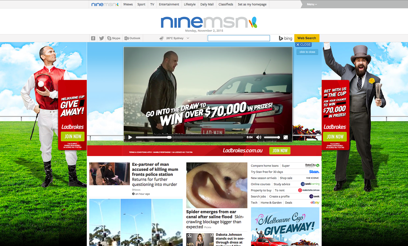 Ladbrokes Digital Display — Ladbrokes Australia — 1