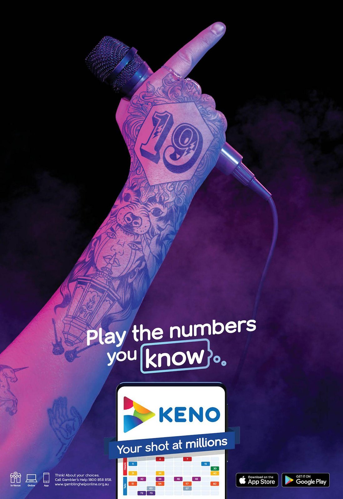 Play The Numbers You Know — Keno — 6