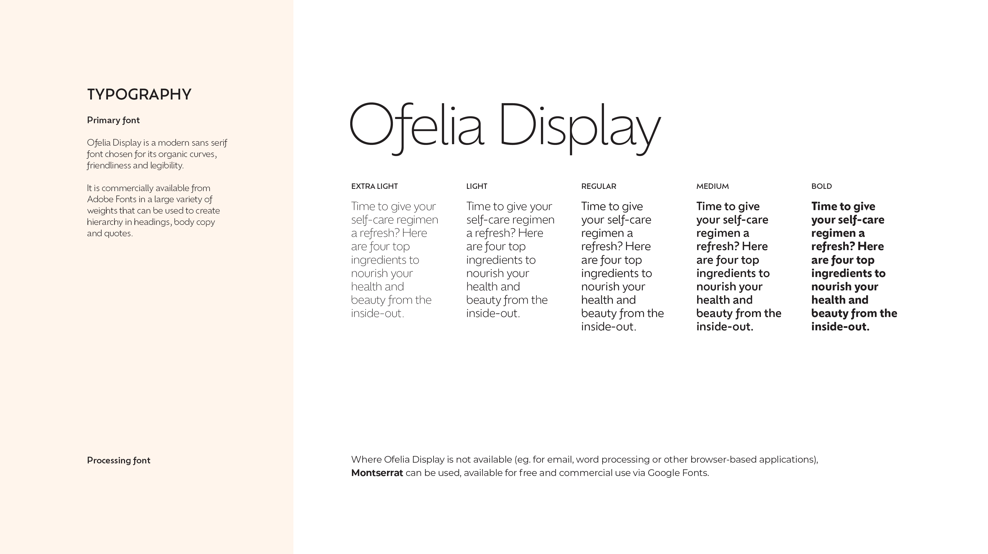 House of Wellness brand system — 10