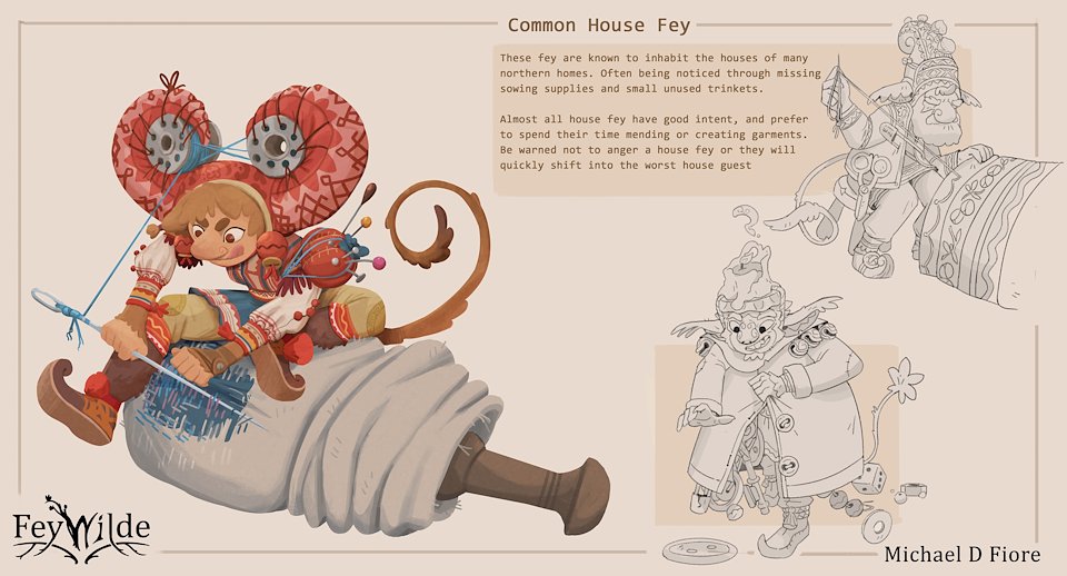 Character Design - Michael D Fiore