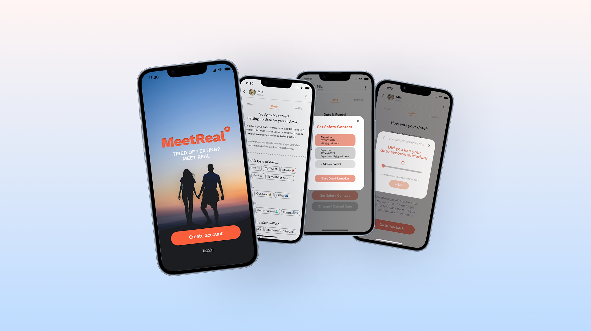 Real Dating Application Dating App UI Design - JL