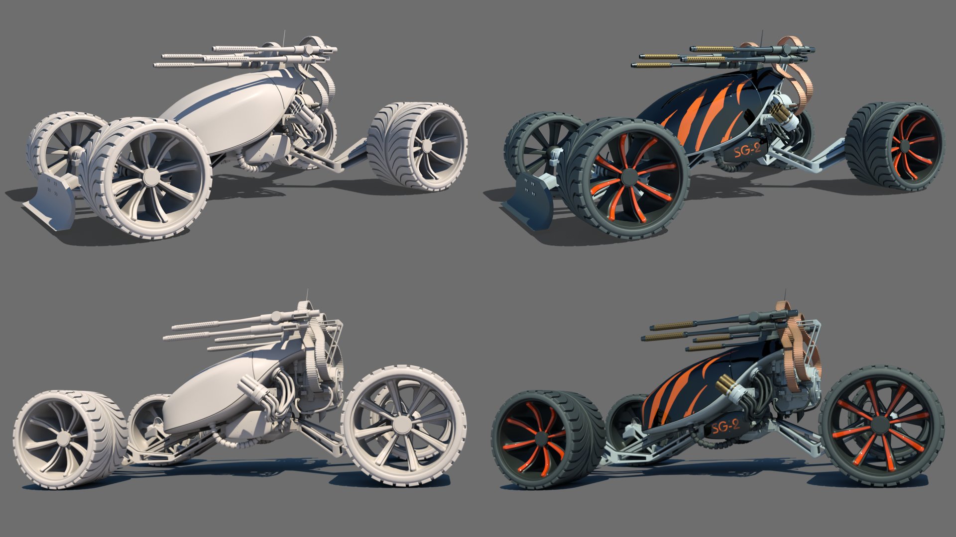 Oloder Models Assorted Older Models - TW3D 3d Models By Terry Watson