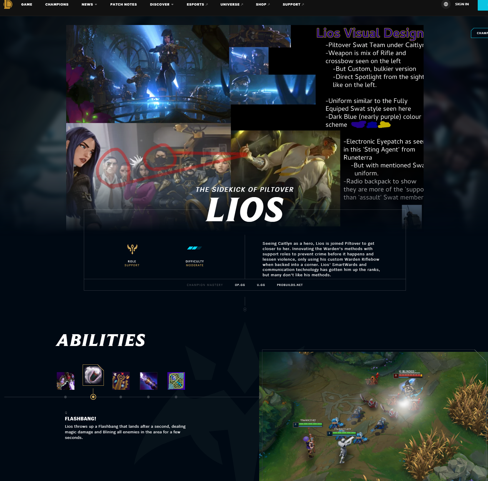 Buff Map Design League of Legends - Support Champion Design - Home