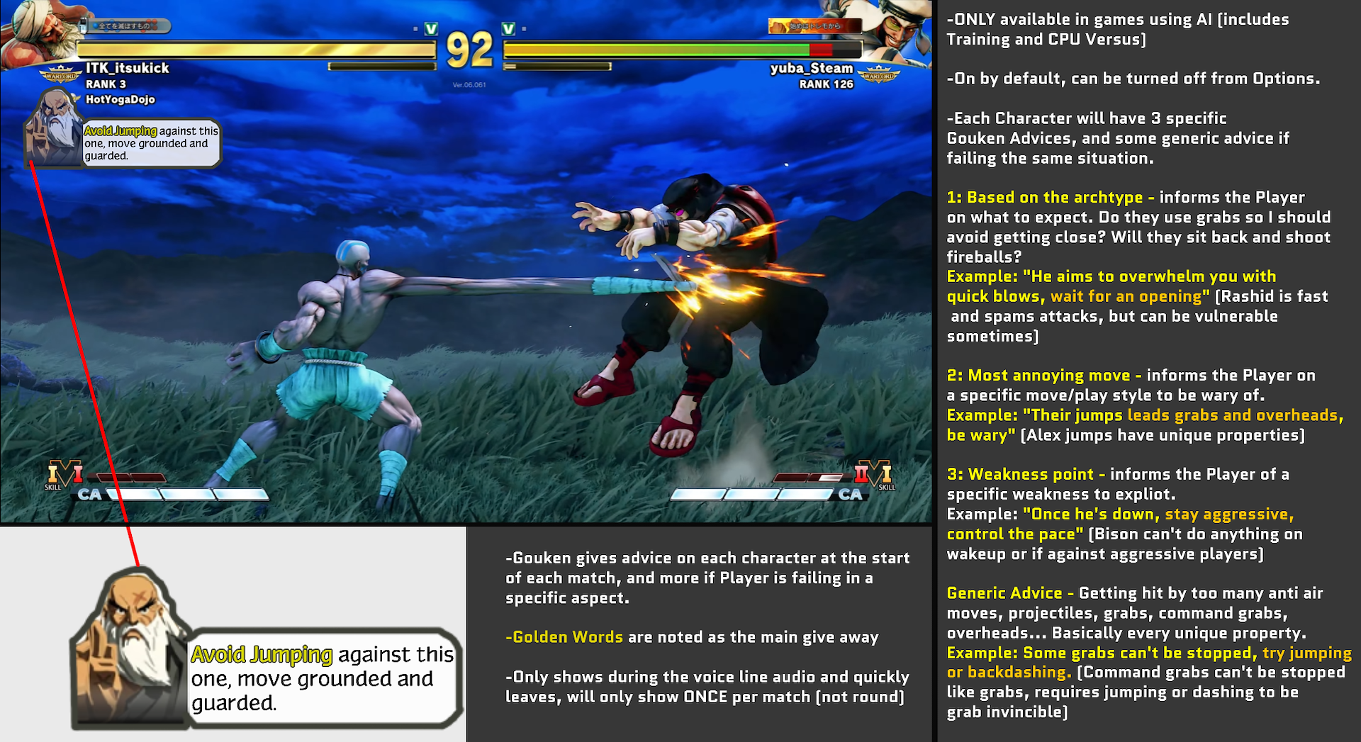 Tutorial Fighting Game Layout Fighting Games - Redesigning Tutorials and Single Player - Home