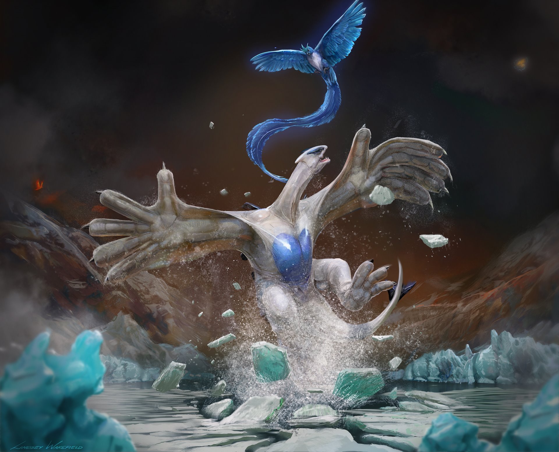 Realistic Pokemon Legendary Birds The Art Of Lindsey Wakefield realistic-pokemon-legendary-birds-the-art-of-lindsey-wakefield