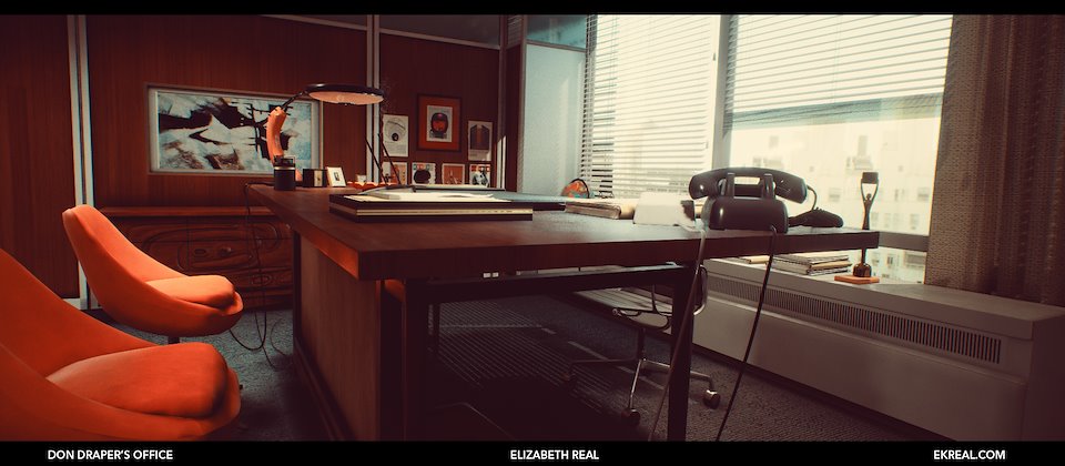 Don Draper's Office - Elizabeth Real