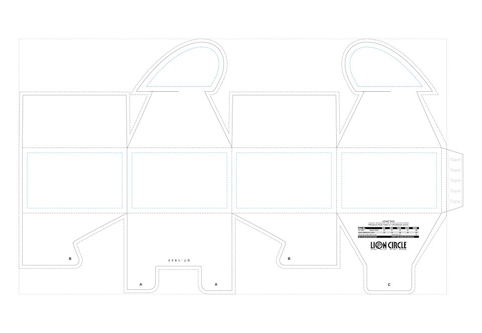 Labeled Heart Box Heart Box Diagram